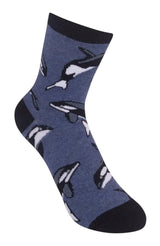 ORCA WHALE Unisex Kids Socks FUNATIC Brand - Novelty Socks And Slippers