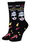 COOL SOCKS Brand Unisex NOT BOSSY JUST AGGRESSIVELY HELPFUL Socks - Novelty Socks And Slippers