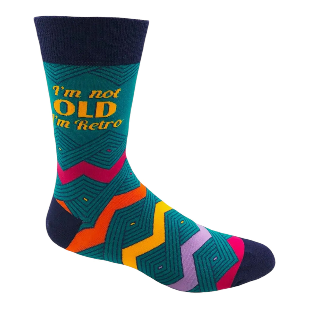 I’M NOT OLD I’M RETRO Men’s Birthday Socks - Novelty Socks And Slippers
