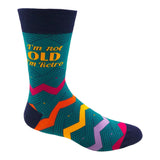 I’M NOT OLD I’M RETRO Men’s Birthday Socks - Novelty Socks And Slippers