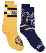 MODELO BEER Men’s 2 Pair Of Socks ESPIRITU LUCHADOR - Novelty Socks And Slippers