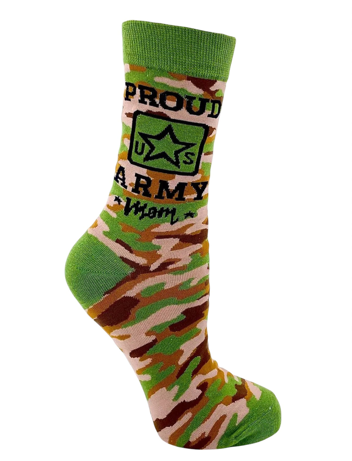 PROUD U.S. ARMY MOM Ladies Socks FABDAZ Brand - Novelty Socks And Slippers