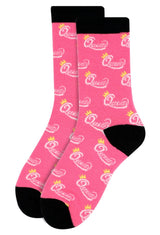 QUEEN Ladies Socks With CROWNS ALL OVER PARQUET BRAND