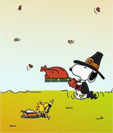 PEANUTS LADIES PILGRIM SNOOPY SHERPA LINED GRIPPER BOTTOM THANKSGIVING SLIPPER SOCKS