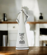 AT LEAST LIFE WANTS TO FUCK ME Kitchen Tea Towel HEY NOW Brand By Fabdaz - Novelty Socks And Slippers