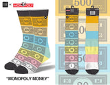 MONOPOLY MONEY Men’s 360 Socks ODD SOX Brand - Novelty Socks for Less