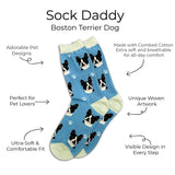BOSTON TERRIER Dog Adult Unisex Socks By E&S Pets Choose Style