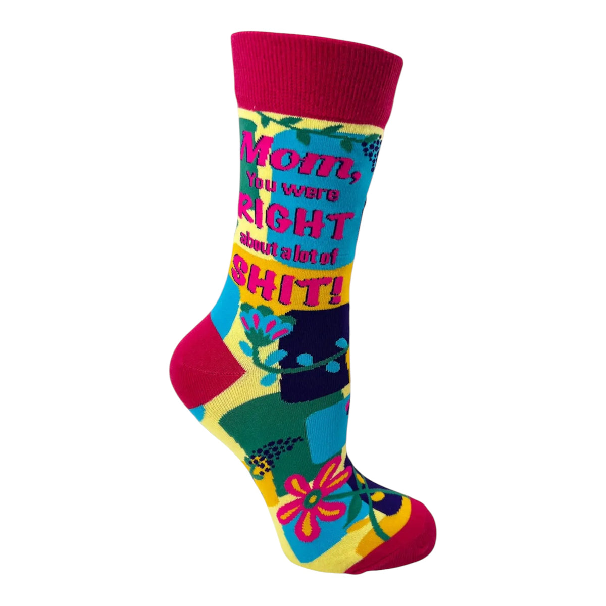 MOM YOU WERE RIGHT ABOUT A LOT OF SHIT LADIES SOCKS FABDAZ BRAND