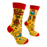 OH FOR CLUCK’S SAKE Ladies Rooster Socks Fabdaz Brand
