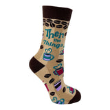 FIRST THE COFFEE THEN THE THINGS Ladies Socks FABDAZ Brand