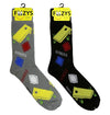 CORNHOLE Men’s 2 Pair Of Socks FOOZYS Brand