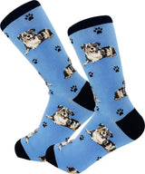AUSTRALIAN SHEPHERD Dog Adult Unisex Socks By E&S Pets Choose Style