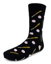 BASEBALL Men's Socks BASEBALLS ALL OVERPARQUET BRAND (CHOOSE COLOR) - Novelty Socks And Slippers