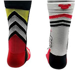 DISNEY Men’s MICKEY MOUSE 2 Pair Of Active Fit Socks Says ‘ICONIC’ - Novelty Socks And Slippers