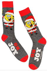 SPONGEBOB SQUAREPANTS CHRISTMAS Men's PATRICK Socks 'SO LIT' (Choose Xmas Style)