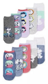 PEANUTS Ladies 10 Pair Of No Show Socks SNOOPY, CHARLIE BROWN, LUCY & SALLY - Novelty Socks And Slippers