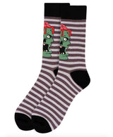 Halloween Men's Crew Socks Parquet Brand (CHOOSE FROM 15+ STYLES)