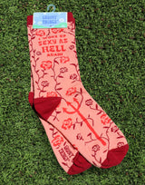 GROOVY THINGS Brand Ladies ‘I WOKE UP SEXY AS HELL AGAIN’ Socks - Novelty Socks And Slippers