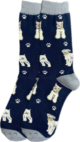 SCHNAUZER Dog Adult Unisex Socks By E&S Pets Choose Style
