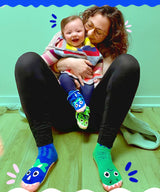 PALS SOCKS Brand Unisex T-REX & TRICERATOPS BABY BOOTIES (CHOOSE SIZE) - Novelty Socks And Slippers