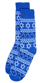 PARQUET Brand Men’s STAR OF DAVID HANUKKAH Socks - Novelty Socks for Less