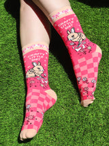 CRAFTY LITTLE SHIT Ladies Bunny Rabbit Socks GROOVY THINGS Brand - Novelty Socks And Slippers