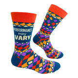 PERFORMANCE MAY VARY Men’s Socks Fabdaz Brand - Novelty Socks And Slippers