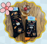 I LOVE COCK TAILS Ladies Socks GROOVY THINGS Brand - Novelty Socks And Slippers