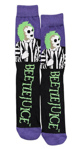 BEETLEJUICE Movie Men’s Halloween Socks - Novelty Socks And Slippers