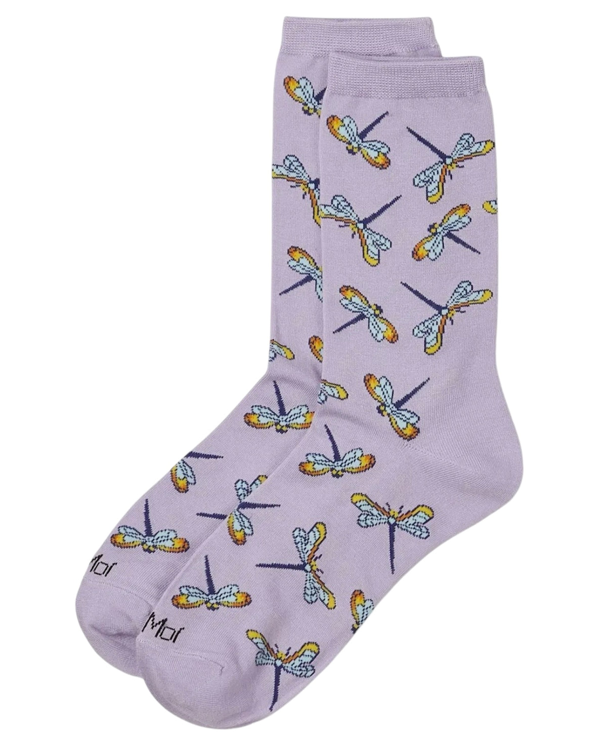 DRAGONFLY Ladies Socks MeMoi Brand DRAGONFLIES ALL OVER - Novelty Socks And Slippers