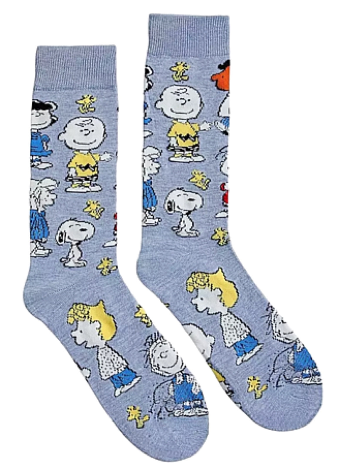 PEANUTS GANG MEN’S SOCKS CHARLIE BROWN, FRANKLIN, LUCY, SALLY, LINUS, PIG-PEN - Novelty Socks for Less