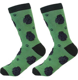 BLACK POODLE Adult Unisex Socks SOCK DADDY Brand By E&S Pets - Novelty Socks And Slippers