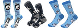 SIBERIAN HUSKY Dog Unisex Socks By E&S Pets CHOOSE SOCK DADDY, HAPPY TAILS, LIFE IS BETTER - Novelty Socks for Less