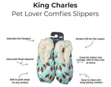 CAVALIER KING CHARLES Dog Ladies Non-Slip Slippers COMFIES BRAND By E&S Pets - Novelty Socks And Slippers