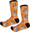 HARLEQUIN GREAT DANE Dog Adult Unisex Socks SOCK DADDY Brand By E&S Pets - Novelty Socks And Slippers