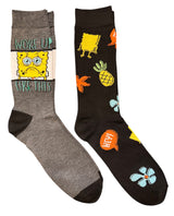 SPONGEBOB SQUAREPANTS Men’s 2 Pair Of Socks ‘WOKE UP LIKE THIS’