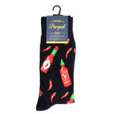 HOT SAUCE & HOT PEPPER Men's Socks PARQUET Brand