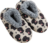 BLACK LABRADOR Dog Ladies Non-Slip Slippers COMFIES BRAND By E&S Pets