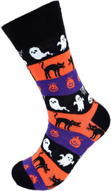Halloween Men's Crew Socks Parquet Brand (CHOOSE FROM 15+ STYLES)