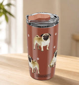 Dog & Cat Stainless Steel Ultimate 20 Oz. Hot & Cold Travel Mug Tumbler By E&S Pets (Choose From 40+ BREEDS)