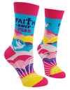 FAITH OVER FEAR Ladies Socks FABDAZ Brand - Novelty Socks And Slippers