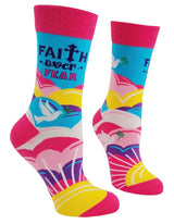 FAITH OVER FEAR Ladies Socks FABDAZ Brand - Novelty Socks And Slippers