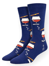 SOCKSMITH Brand Men’s BRANDY & CIGARS Socks ‘BRANDY DANDY’ (CHOOSE COLOR) - Novelty Socks And Slippers
