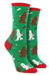 MYTHICAL KISSMAS Ladies Christmas Socks Socksmith Brand