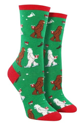 MYTHICAL KISSMAS Ladies Christmas Socks Socksmith Brand