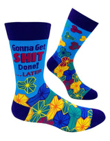 GONNA GET SHIT DONE!… LATER Men’s Socks FABDAZ Brand - Novelty Socks And Slippers