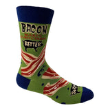 BACON MAKES EVERYTHING BETTER MEN’S SOCKS FABDAZ BRAND