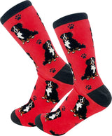 BERNESE MOUNTAIN Dog Adult Unisex Socks By E&S Pets Choose style