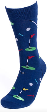 GOLF Men’s Socks Parquet Brand GOLF BALLS & CLUBS (CHOOSE COLOR) - Novelty Socks And Slippers