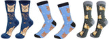ORANGE TABBY Cat Unisex Socks By E&S Pets CHOOSE SOCK DADDY, HAPPY TAILS, LIFE IS BETTER - Novelty Socks for Less